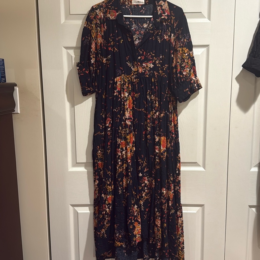 Natural Life midi dress, EUC, Large.